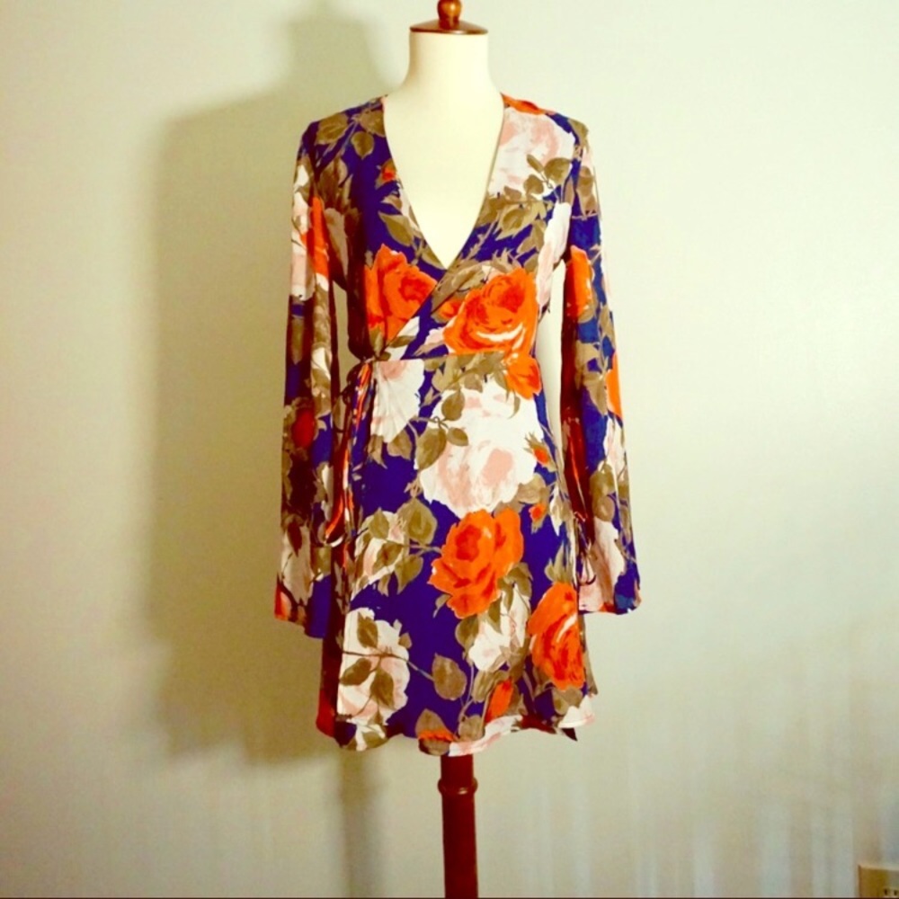 Lulu’s Floral Wrap Dress